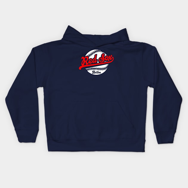 Red Sox Classic Kids Hoodie by Throwzack